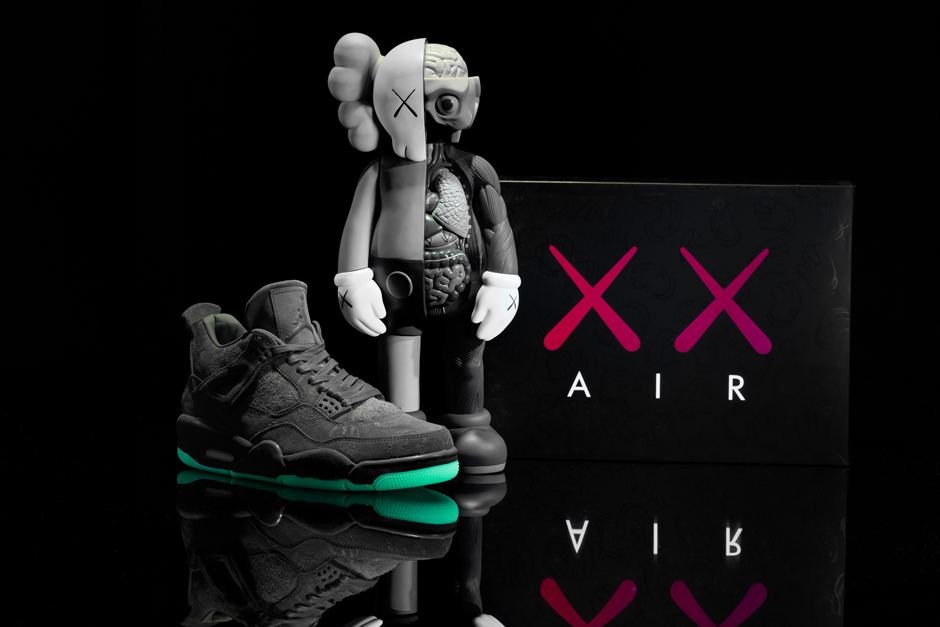 Kaws x Air Jordan 4 And Its Green Glow Sole Arrive This Friday Air