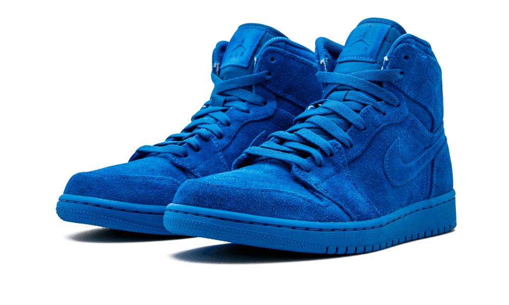 blue suede jordan shoes