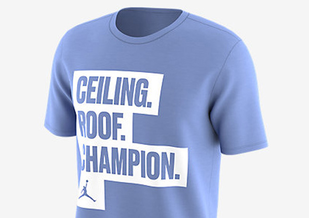 Roof For This Upcoming UNC Jordan Shirt 