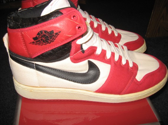 The Daily Jordan: Air Jordan 1 KO OG - White - Red - Black 1985 - Air ...