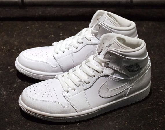 Air Jordan 1 Mid: White – Grey - Air Jordans, Release Dates & More ...