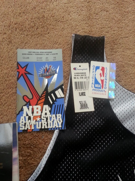 Vintage Gear: Michael Jordan 1997 NBA All-Star Practice Jersey - Air ...
