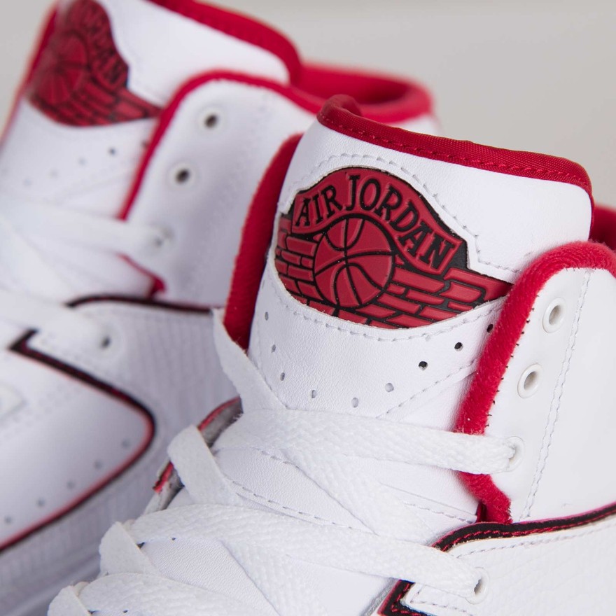 Air Jordan 2 Retro: White - Varsity Red - Release Reminder - Air ...