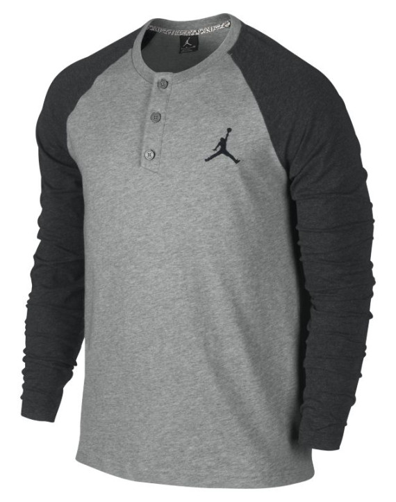Jordan Brand Long-Sleeve Henley Shirt - Air Jordans, Release Dates ...