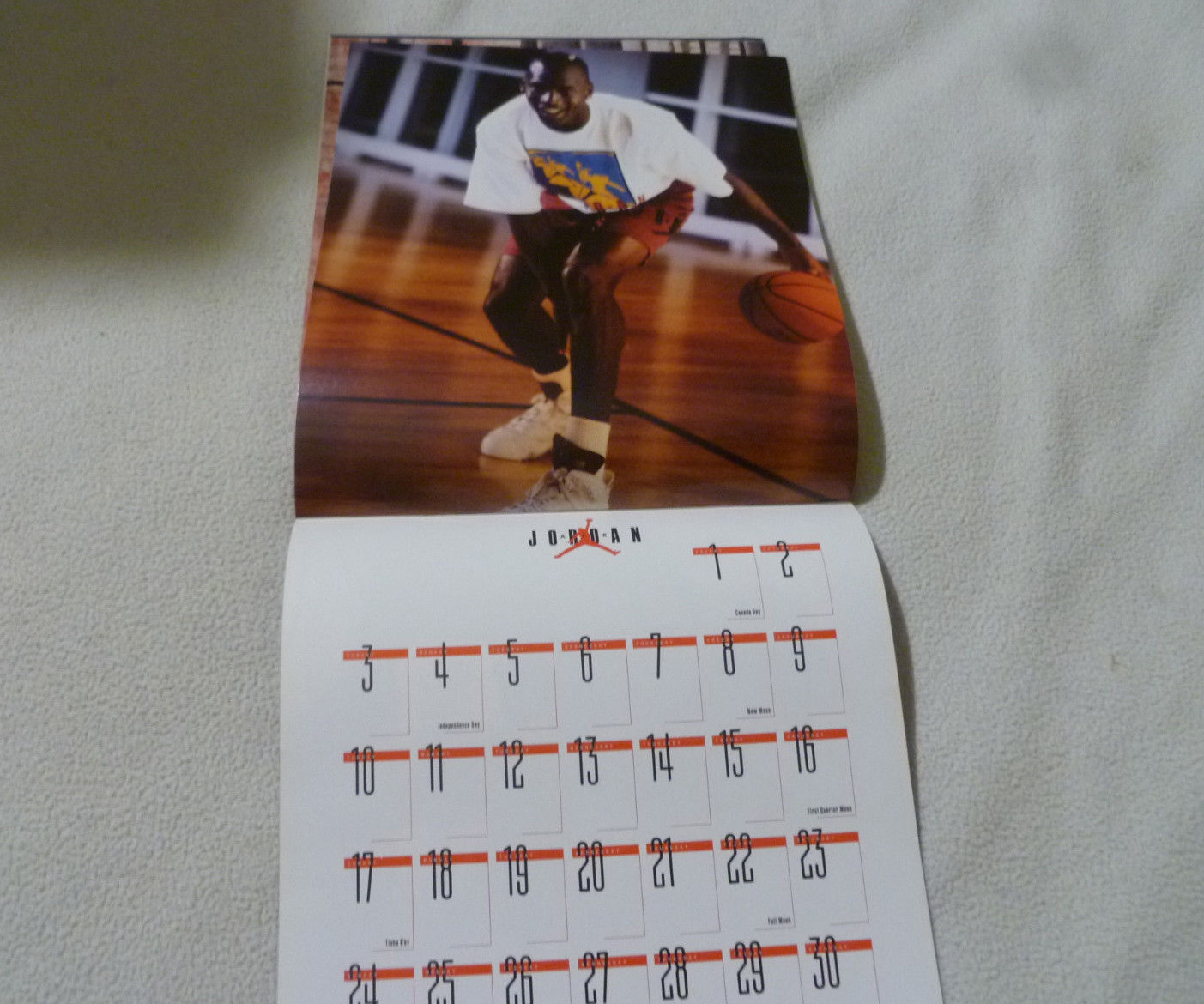 Vintage Gear Air Jordan Calendar For MJ's Retirement Season Air
