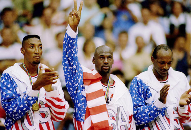 MJMondays MJ Covers Up Reebok At The 1992 Olympics - Air Jordans